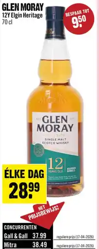Dirck 3 Glen moray aanbieding