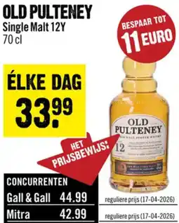 Dirck 3 Old pulteney aanbieding