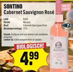 Dirck 3 Sontino Cabernet Sauvignon Rosé aanbieding