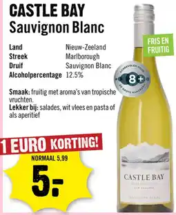 Dirck 3 Castle bay Sauvignon Blanc aanbieding