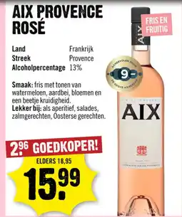 Dirck 3 Aix provence rosé aanbieding