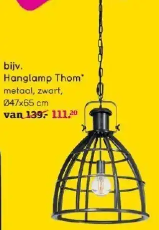 Leen Bakker bijv. Hanglamp Thom aanbieding