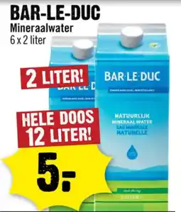 Dirck 3 Bar-le-duc mineraalwater aanbieding