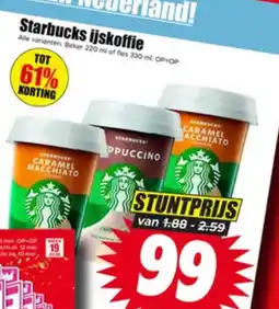 Dirck 3 Starbucks ijskoffie aanbieding