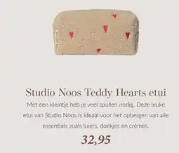 Babypark Studio Noos Teddy Hearts etui aanbieding