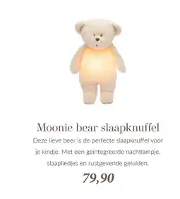 Babypark Moonie bear slaapknuffel aanbieding