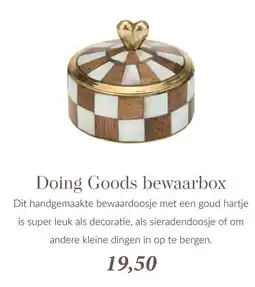 Babypark Doing Goods bewaarbox aanbieding