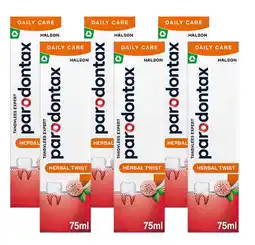 De Online Drogist Parodontax Herbal Twist Tandpasta Multiverpakking aanbieding