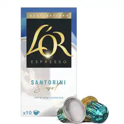 Koffievoordeel.nl L'OR Espresso Destinations Santorini - 10 koffiecups aanbieding