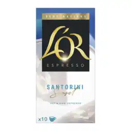 Koffievoordeel.nl L'OR Espresso Destinations Santorini - 10 koffiecups aanbieding