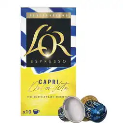 Koffievoordeel.nl L'OR Espresso Destinations Capri - 10 koffiecups aanbieding