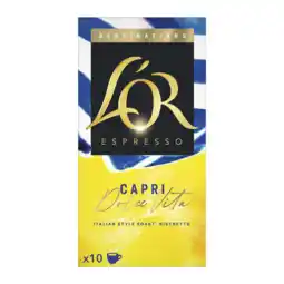 Koffievoordeel.nl L'OR Espresso Destinations Capri - 10 koffiecups aanbieding