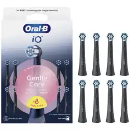 MediaMarkt Oral-b Opzetborstel Io Gentle Care Zw 8ct Zwart aanbieding