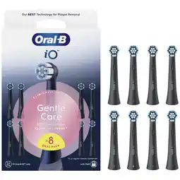 MediaMarkt Oral-b Opzetborstel Io Gentle Care Zw 8ct Zwart aanbieding