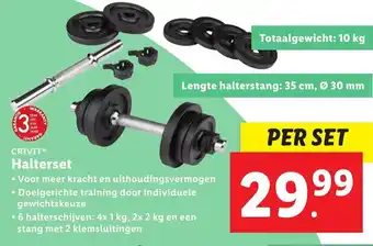 Lidl Halterset aanbieding