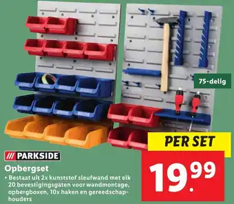 Lidl Opbergset aanbieding