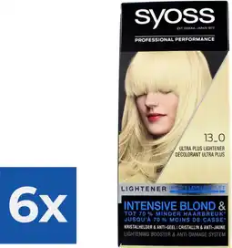 Bol.com Syoss - Haarverf - 13_0 - Ultra Plus Lightener - 115ml x 6 aanbieding