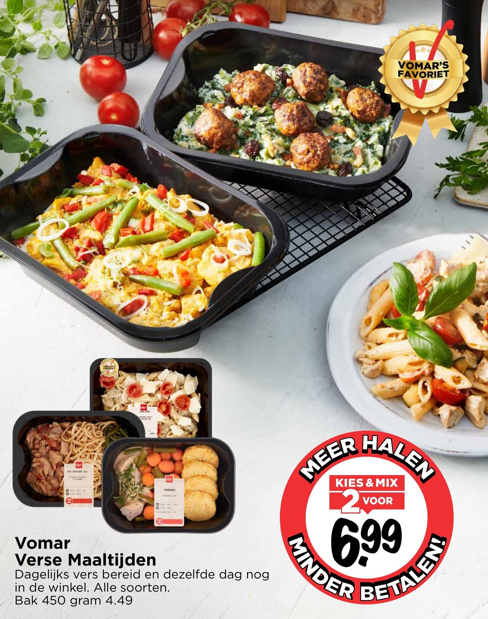 Verse maaltijden 450g aanbieding bij Vomar Verse maaltijden 450g aanbieding bij Vomar