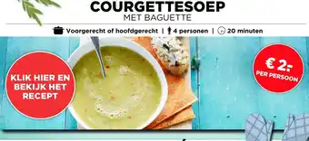 Vomar Voordeelmarkt Courgettesoep aanbieding