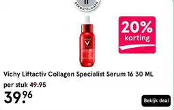 Etos Vichy Liftactiv Collagen Specialist Serum 16 aanbieding