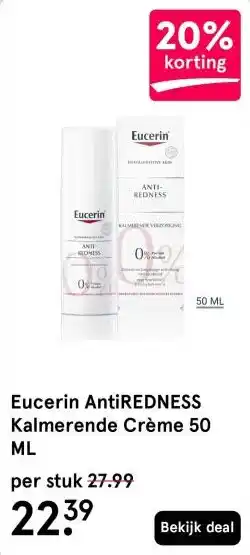 Eucerin AntiREDNESS Kalmerende Crème 50 ML