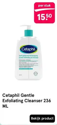 Etos Cetaphil Gentle Exfoliating Cleanser 236 ML aanbieding