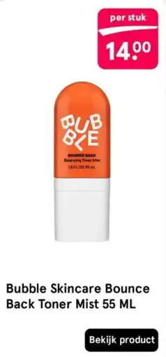 Etos Bubble Skincare Bounce Back Toner Mist aanbieding