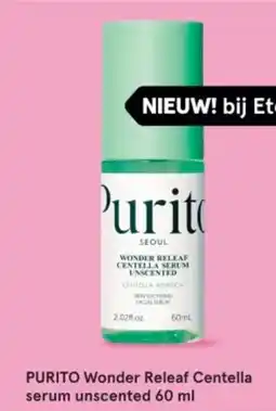Etos PURITO Wonder Releaf Centella serum unscented aanbieding
