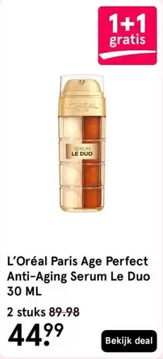 Etos L'Oréal Paris Age Perfect Anti-Aging Serum Le Duo aanbieding