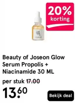 Etos Beauty of Joseon Glow Serum Propolis + Niacinamide aanbieding