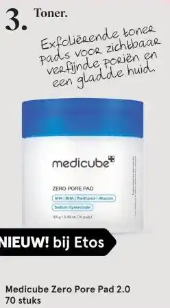 Etos Medicube Zero Pore Pad 2.0 aanbieding