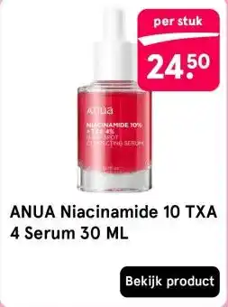 Etos ANUA Niacinamide 10 TXA 4 Serum 30 ML aanbieding
