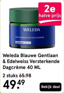 Etos Weleda Blauwe Gentiaan & Edelweiss Versterkende Dagcrème 40 ML aanbieding