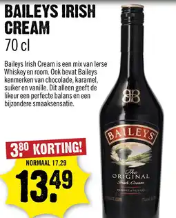 Dirck 3 Baileys Irish Cream 70 cl aanbieding