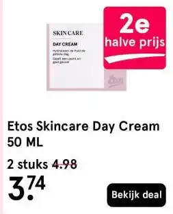 Etos Etos Skincare Day Cream 50 ML aanbieding