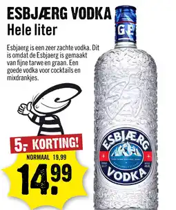 Dirck 3 Esbjaerg Vodka 100 cl aanbieding