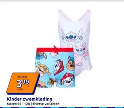 Action Kinder zwemkleding aanbieding