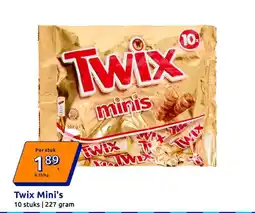 Action Twix Mini's aanbieding