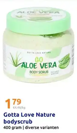 Action Gotta Love Nature bodyscrub aanbieding