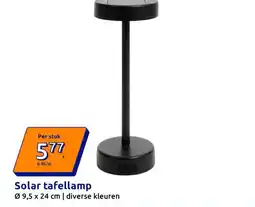 Action Solar tafellamp aanbieding
