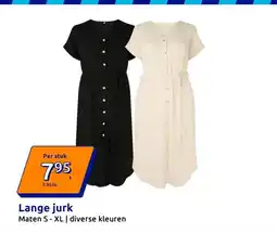 Action Lange jurk aanbieding