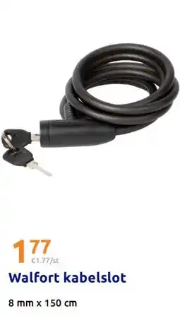 Action Walfort kabelslot aanbieding