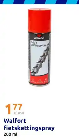 Action Walfort fietskettingspray aanbieding