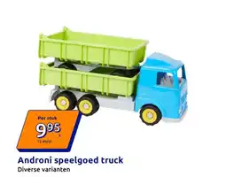 Action Androni speelgoed truck aanbieding