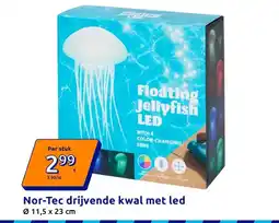 Action Nor-Tec drijvende kwal met led aanbieding