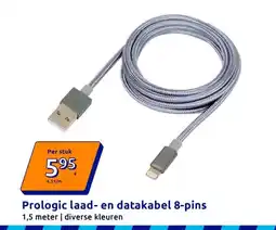 Action Prologic laad- en datakabel 8-pins aanbieding