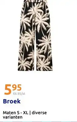 Action Broek aanbieding