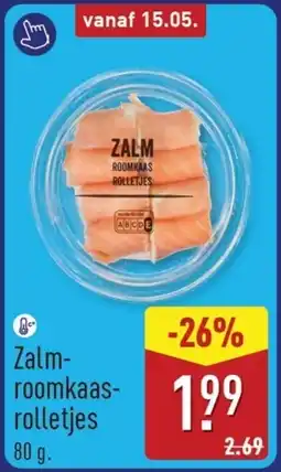 ALDI Zalm- roomkaas aanbieding