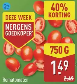 ALDI Romatomaten aanbieding