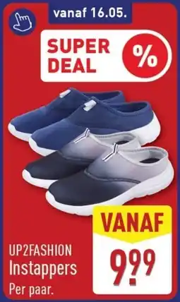 ALDI Up2fashion Instappers aanbieding